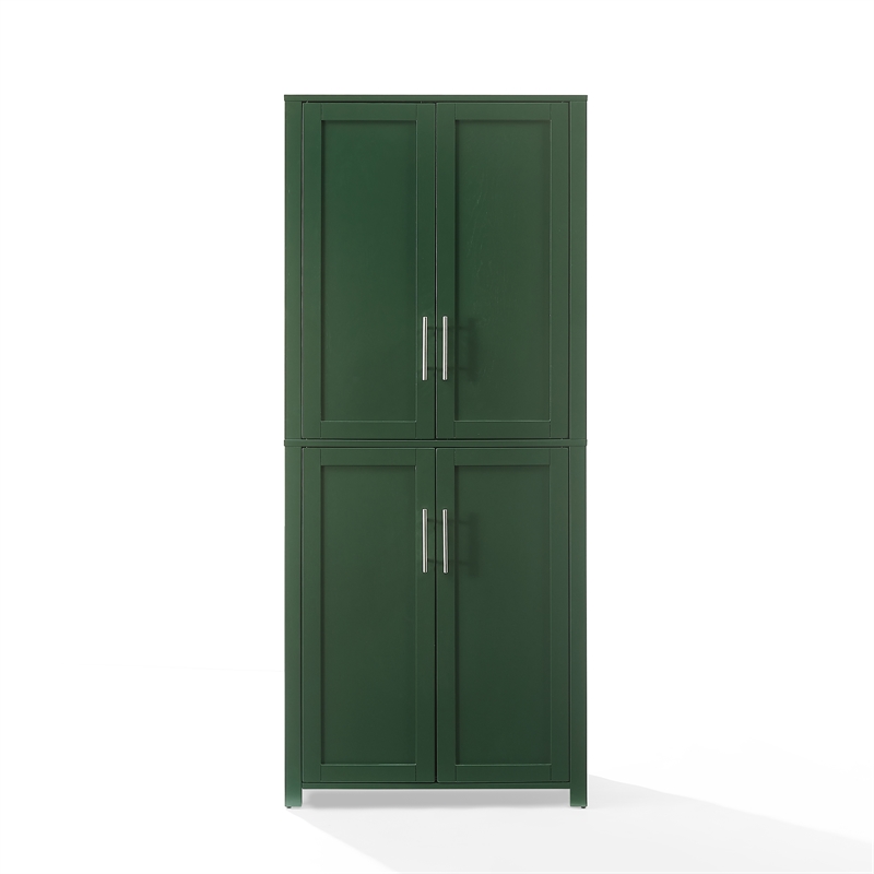 Crosley Furniture Savannah Tall Kitchen Storage Pantry in Green