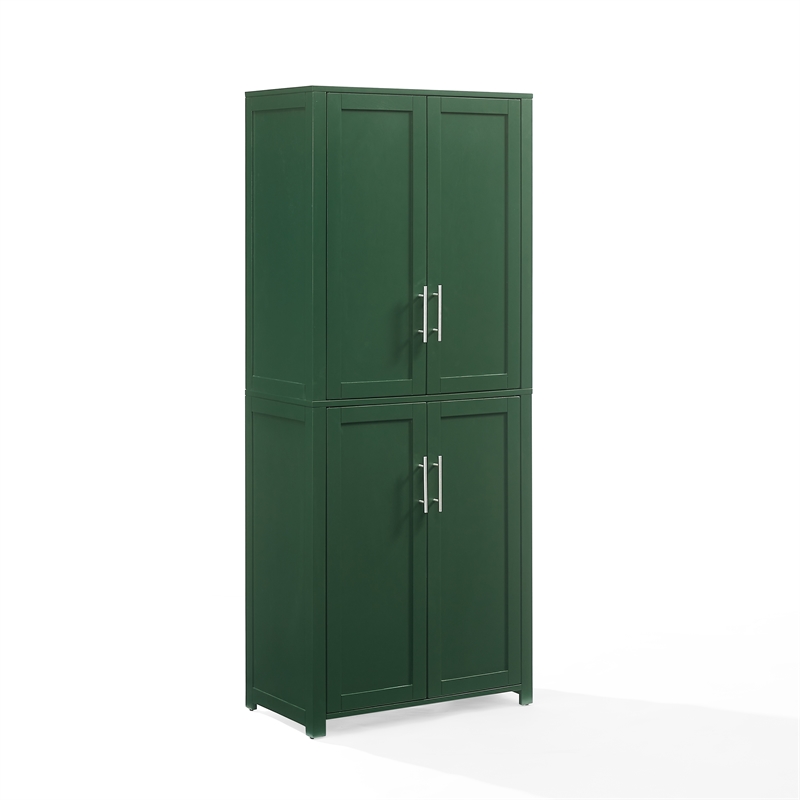 Crosley Furniture Savannah Tall Kitchen Storage Pantry in Green