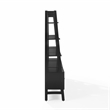 Crosley Furniture Landon 3-Piece Etagere Bookcase Set in Matte Black