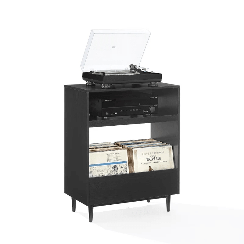Crosley Furniture Liam Record Player Stand in Black