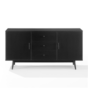 Crosley Furniture Lucas Sideboard in Black