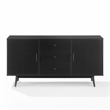 Crosley Furniture Lucas Sideboard in Black