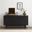 Crosley Furniture Lucas Sideboard in Black