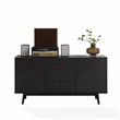 Crosley Furniture Lucas Sideboard in Black