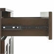 Crosley Furniture Stanton 3-Piece Sideboard And Glass Door Pantry Set in Coffee