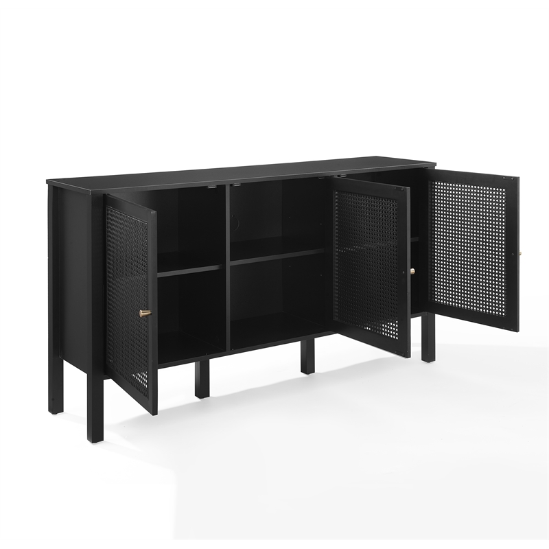Crosley Furniture Perry Sideboard in Black