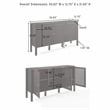 Crosley Furniture Perry Sideboard in Black