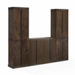 Crosley Furniture Stanton 3-Piece Sideboard And Pantry Set in Coffee
