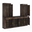 Crosley Furniture Stanton 3-Piece Sideboard And Pantry Set in Coffee