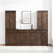 Crosley Furniture Stanton 3-Piece Sideboard And Pantry Set in Coffee