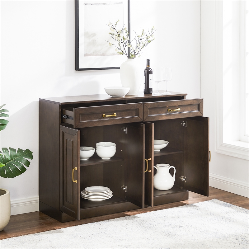 Crosley Furniture Stanton Sideboard in Coffee