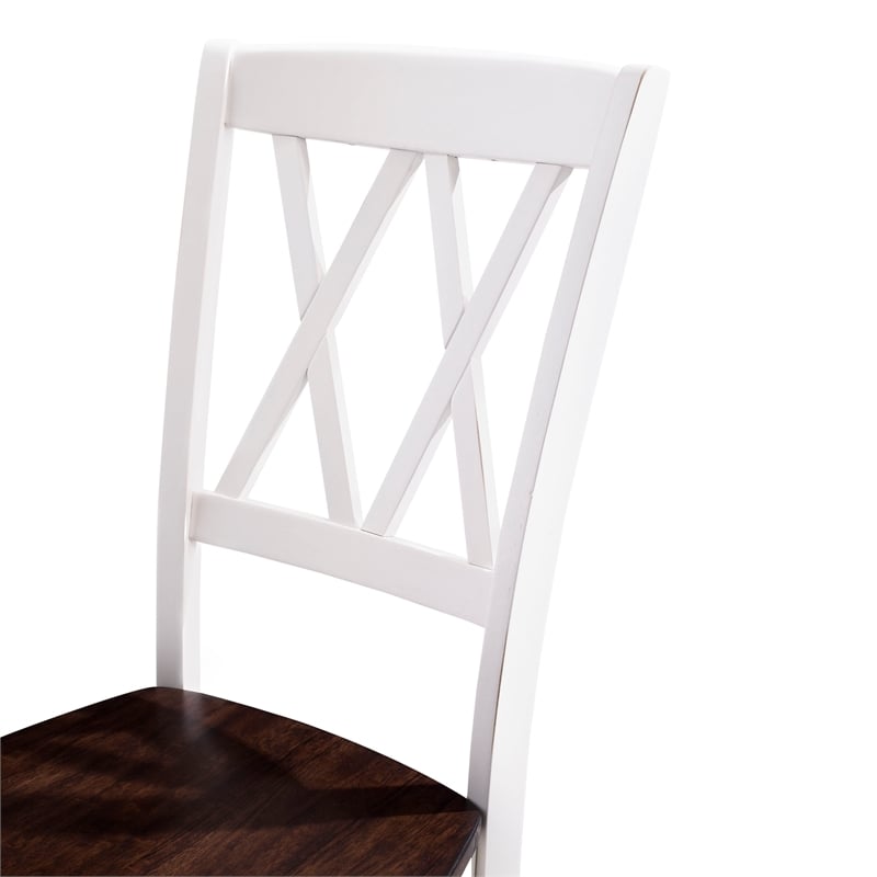 Crosley Furniture Shelby 5-Piece Dining Table Set in White