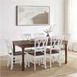 Crosley Furniture Shelby 7-Piece Dining Table Set in White