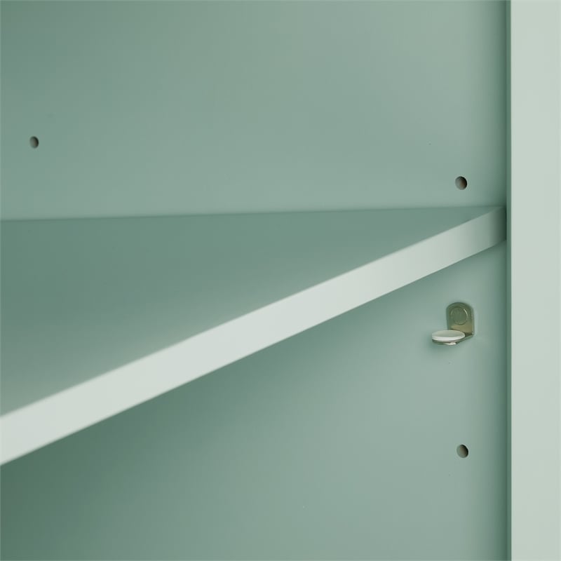 Crosley Furniture Holbrook Sideboard in Distressed Seafoam Blue