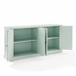Crosley Furniture Holbrook Sideboard in Distressed Seafoam Blue