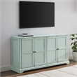 Crosley Furniture Holbrook Sideboard in Distressed Seafoam Blue