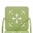 Crosley Furniture Azalea 2-Piece Retro Outdoor Chair Set in Key Lime Gloss