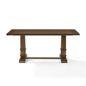 Crosley Furniture Joanna Dining Table in Dark Oak