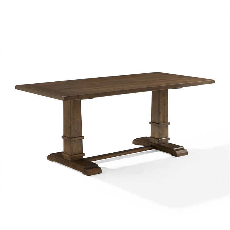 Crosley Furniture Joanna Dining Table in Dark Oak
