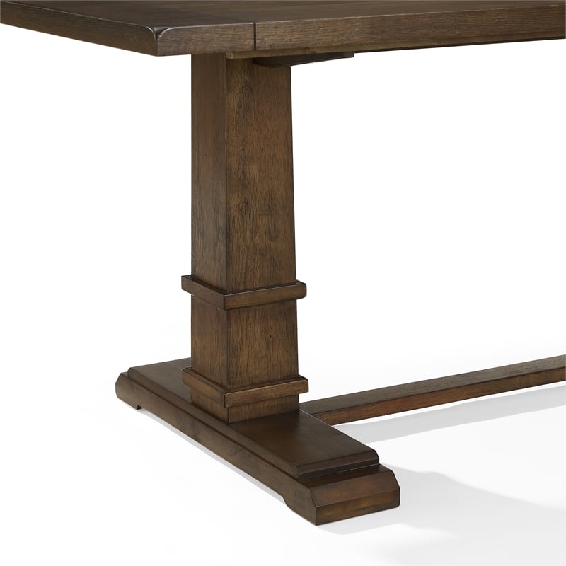 Crosley Furniture Joanna Dining Table in Dark Oak