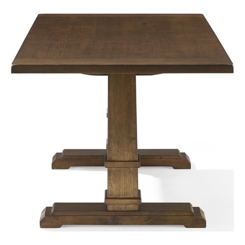 Crosley Furniture Joanna Dining Table in Dark Oak
