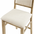 Crosley Furniture Joanna 2-Piece Counter Height Bar Stool in Rustic Brown/Creme