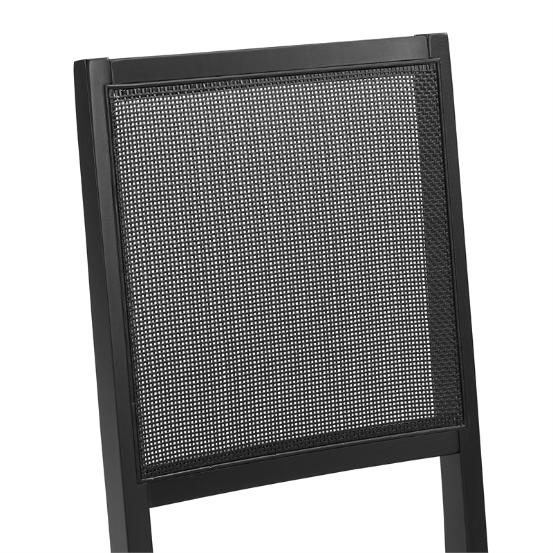 Crosley Furniture Greer 2-Piece Dining Chair Set in Black Ash/Creme