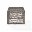 Crosley Furniture Granite Bay Wicker Outdoor Coffee Table in Creme/Stone
