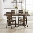 Crosley Furniture Joanna 5-Piece Dining Table Set in Dark Oak