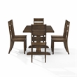 Crosley Furniture Joanna 7-Piece Dining Table Set in 6 Dark Oak