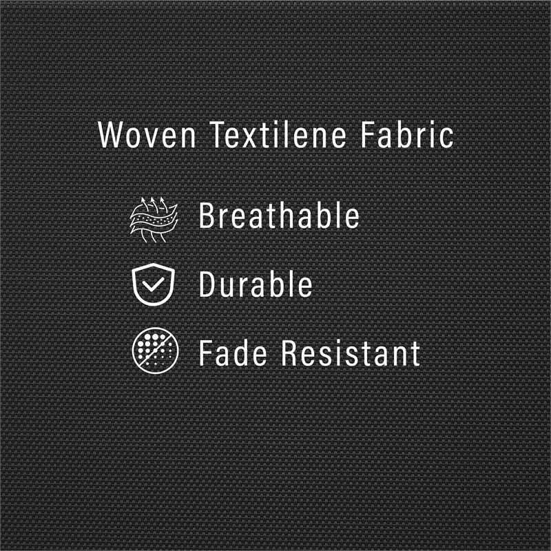 Crosley Furniture Weaver 2Pc Outdoor Chaise Lounge Set in Charcoal/Matte Black