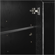 Crosley Furniture Essen Stackable Kitchen Pantry Storage Cabinet in Black