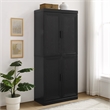 Crosley Furniture Essen Kitchen Pantry Storage Cabinet in Black