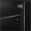 Crosley Furniture Essen Glass Door Kitchen Pantry Storage Cabinet in Black