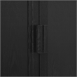 Crosley Furniture Essen 2Pc Kitchen Pantry Storage Cabinet Set in Black