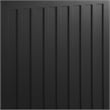 Crosley Furniture Asher Record Storage Media Console in Matte Black