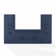 Crosley Furniture Isla 3-Piece Sideboard And Pantry Set in Navy