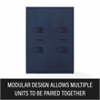 Crosley Furniture Isla 2-Piece Kitchen Storage Pantry Set in Navy