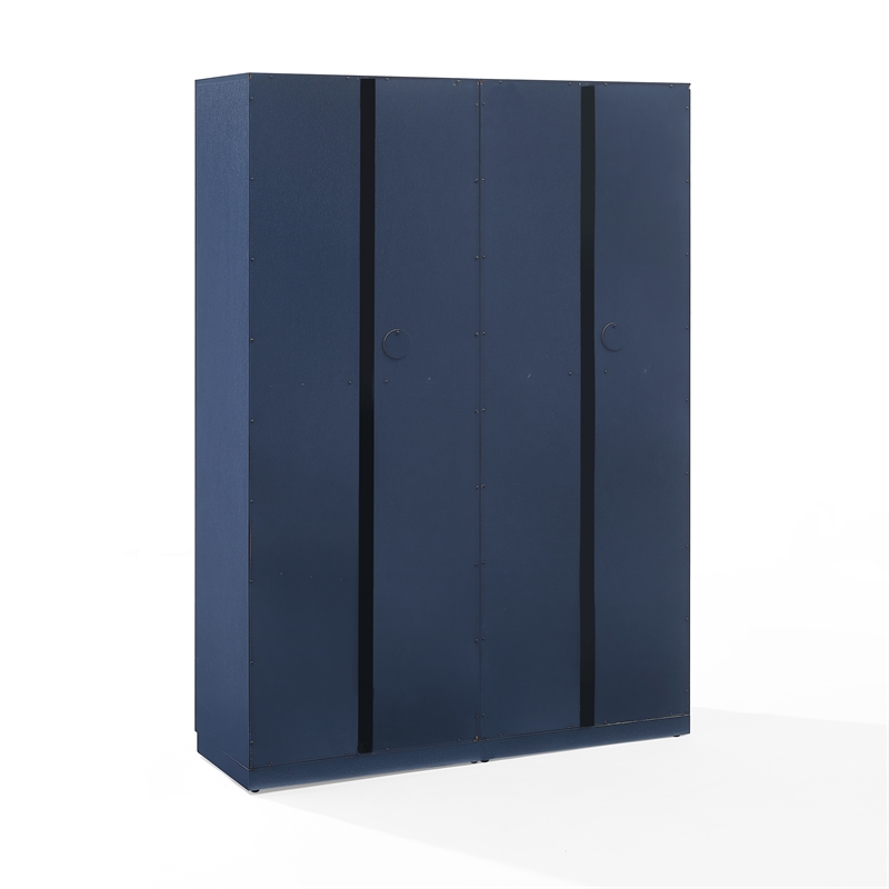 Crosley Furniture Isla 2-Piece Kitchen Storage Pantry Set in Navy