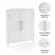 Crosley Furniture Roarke Stackable Corner Kitchen Storage Pantry in White
