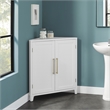 Crosley Furniture Roarke Stackable Corner Kitchen Storage Pantry in White