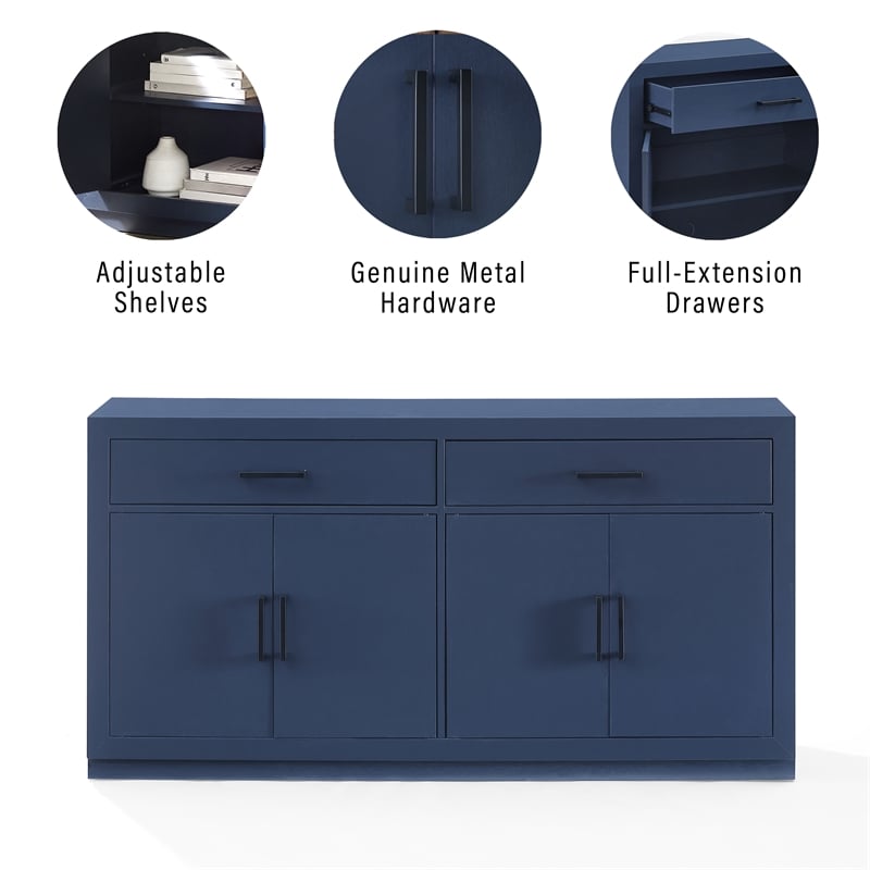 Crosley Furniture Isla Sideboard in Navy
