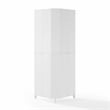 Crosley Furniture Roarke Corner Kitchen Storage Pantry Cabinet in White