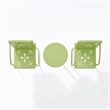 Crosley Furniture Azalea 3Pc Retro Outdoor 2 Chair & Table Set in Key Lime Gloss