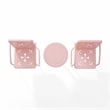 Crosley Furniture Azalea 3Pc Retro Outdoor 2 Chair & Table Set in Pink Gloss