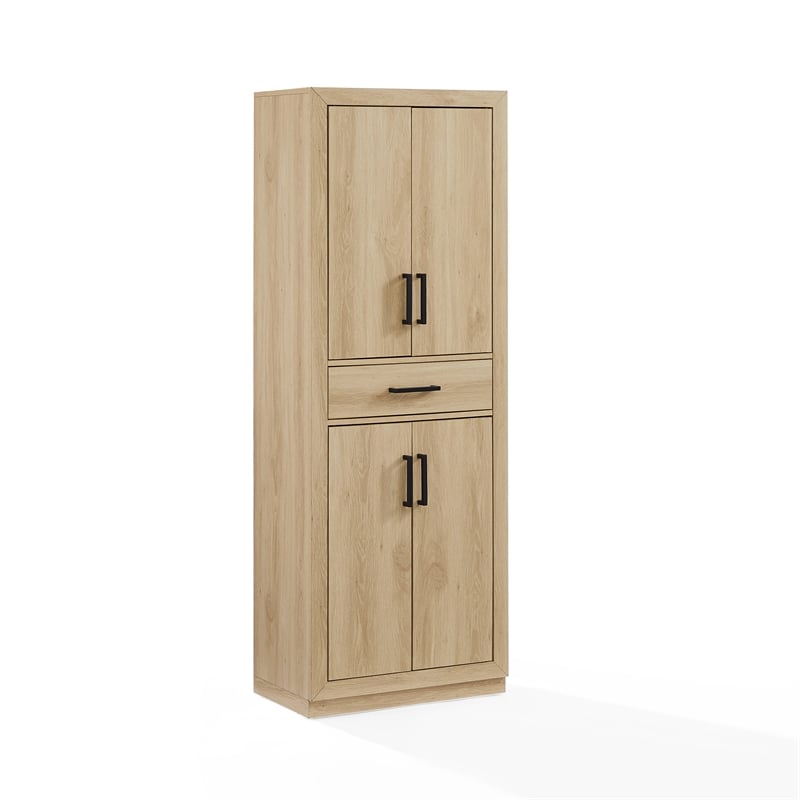 Crosley Furniture Isla Kitchen Storage Pantry in Ash