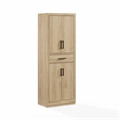 Crosley Furniture Isla Kitchen Storage Pantry in Ash