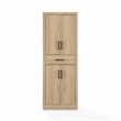 Crosley Furniture Isla Kitchen Storage Pantry in Ash