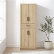 Crosley Furniture Isla Kitchen Storage Pantry in Ash