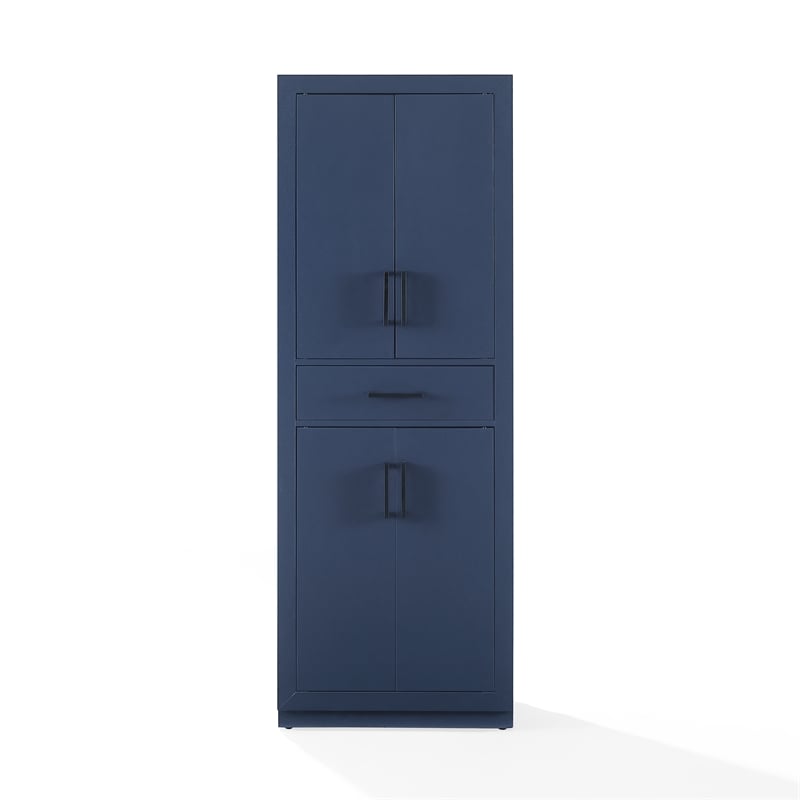 Crosley Furniture Isla Kitchen Storage Pantry in Navy